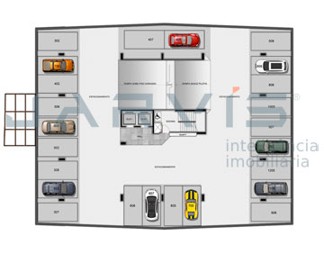 Planta do Pavimento Garagem